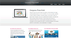 Desktop Screenshot of cangussupraiahotel.com.br